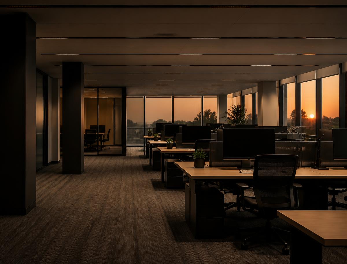 Office Cleaning — a professionally maintained commercial interior